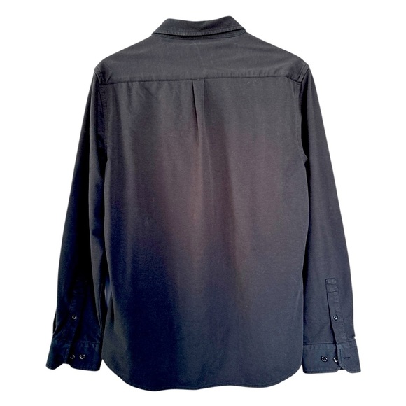 7 Diamonds 4 Way Stretch Black Dress Shirt Size Large - Picture 2 of 6